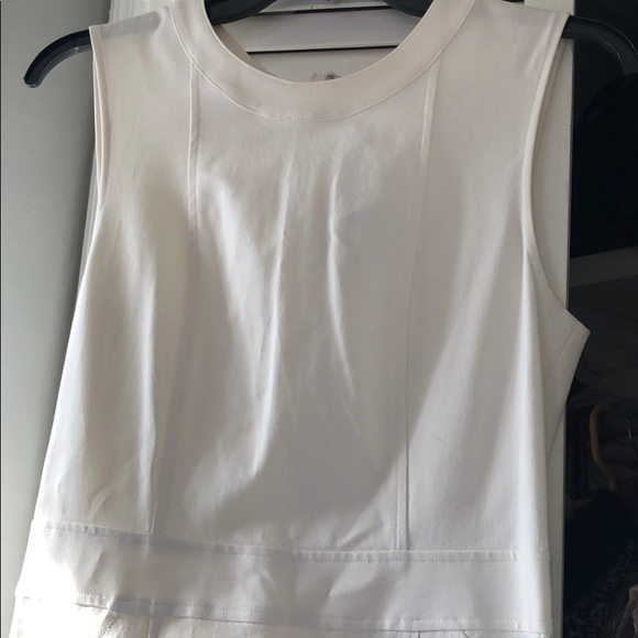 White Sleeveless Midi Dress - Picture 2 of 8